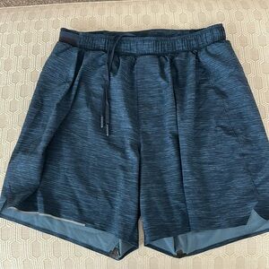 Lululemon mens 5” shorts blue medium
